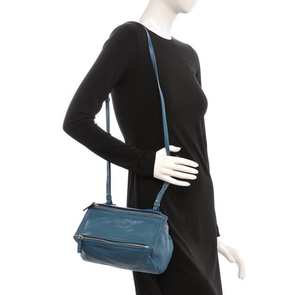 Givenchy Sugar Goatskin Mini Pandora Medium Blue 2 of 8