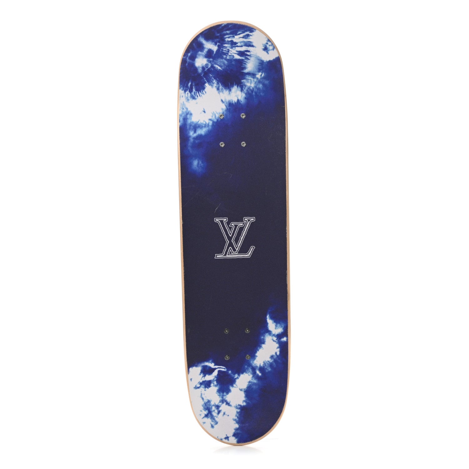 Louis Vuitton Monogram Bandana Maple Wood Skateboard Blue 1 of 12