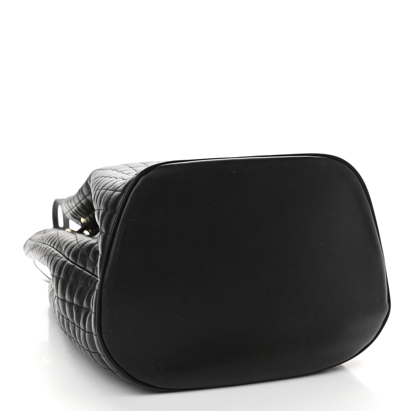 Calfskin Quilted Small C Backpack Black