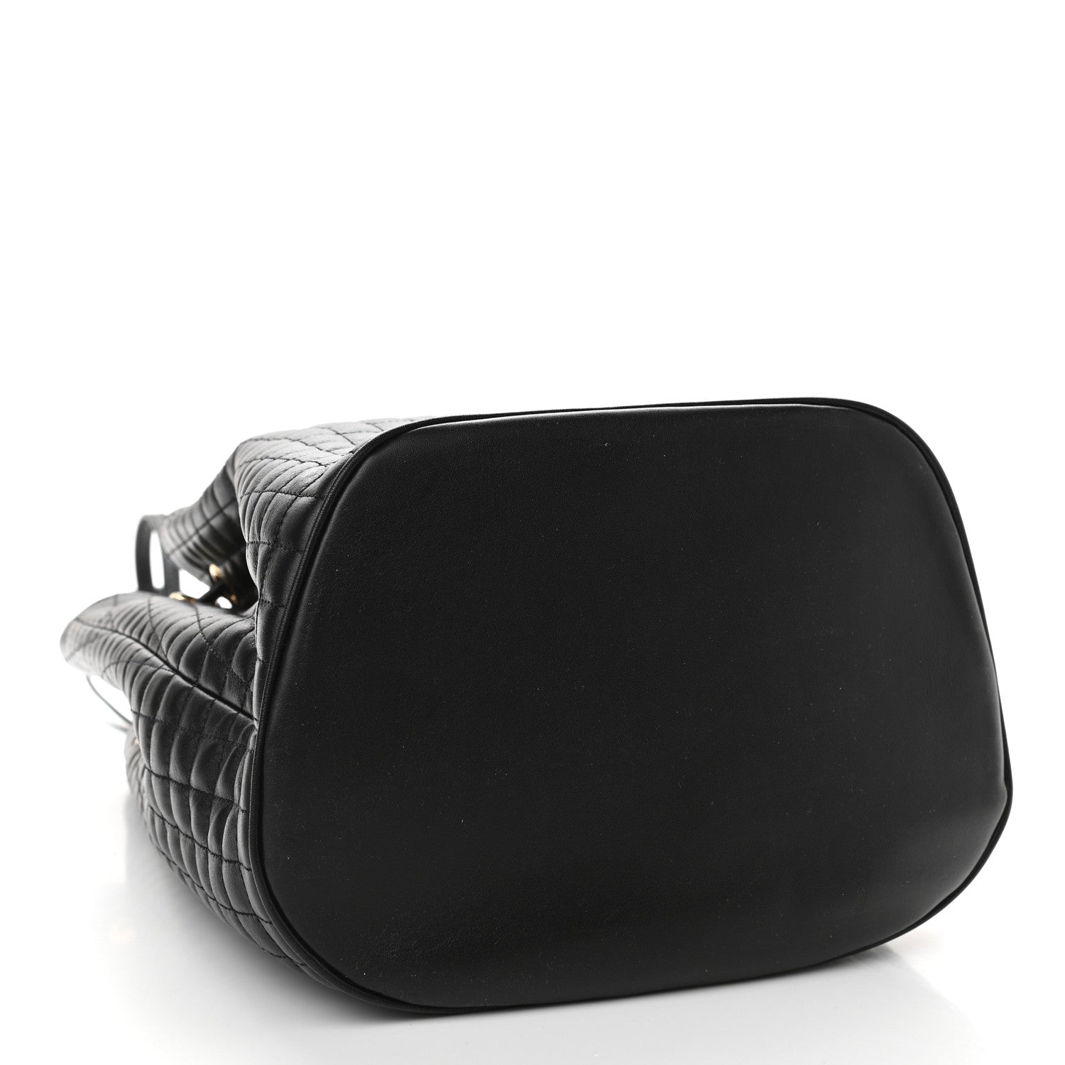 Celine Calfskin Quilted Small C Backpack Black 4 of 9