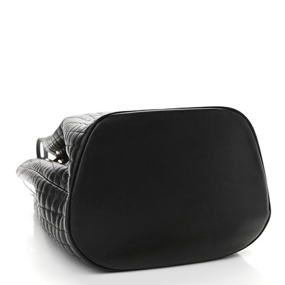 Celine Calfskin Quilted Small C Backpack Black 4 of 9