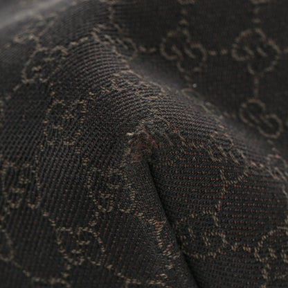 Gucci Denim Monogram Medium Jolicoeur Tote Dark Brown 12 of 12