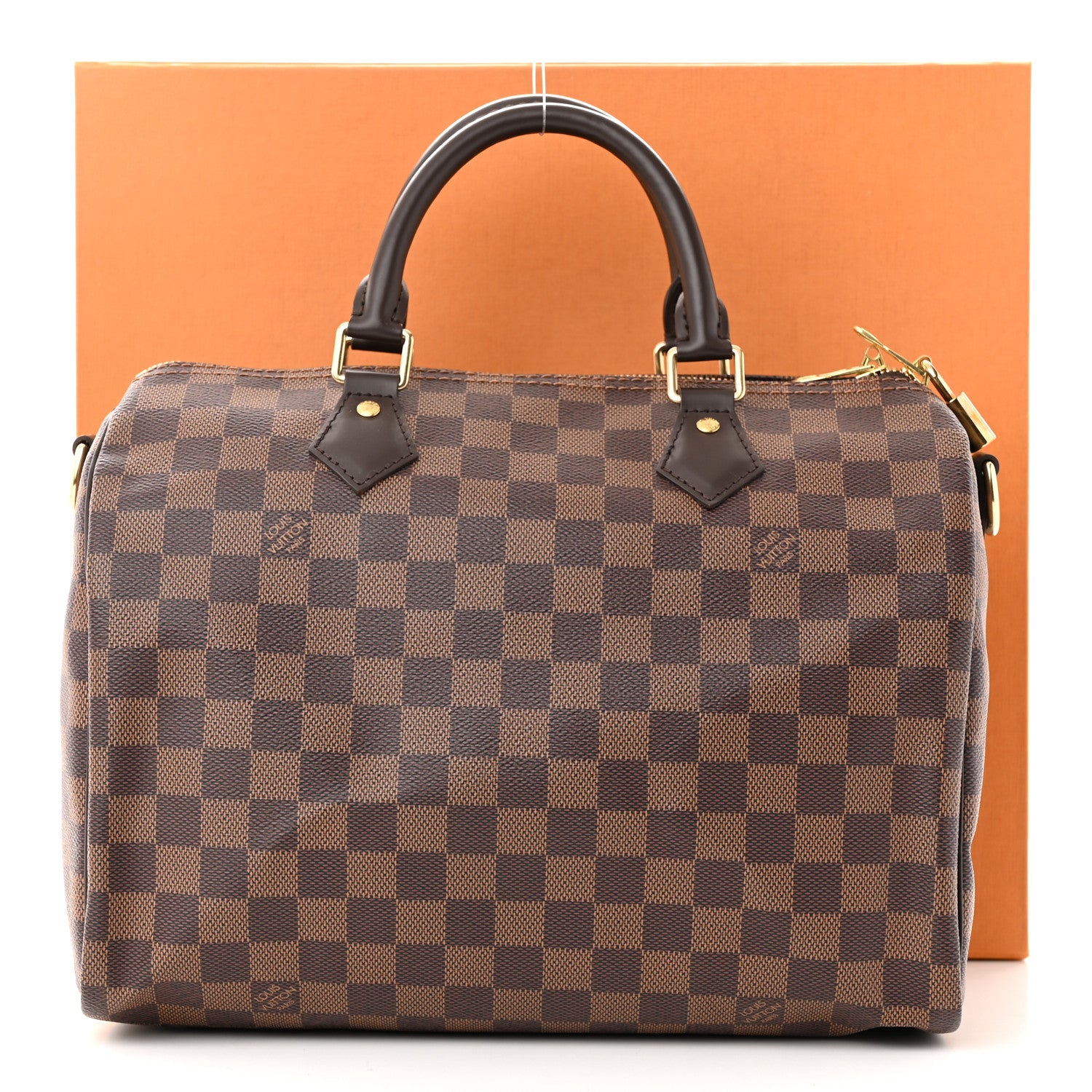 Louis Vuitton Damier Ebene Speedy Bandouliere 30 10 of 10