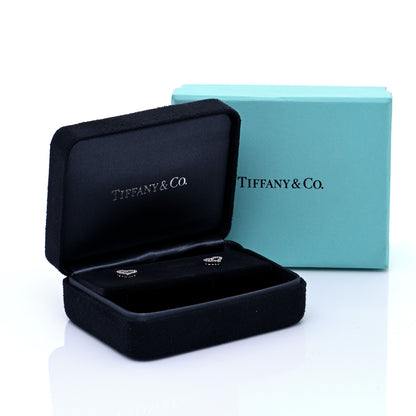 Tiffany Platinum Diamond Extra Mini Heart Earrings 7 of 7