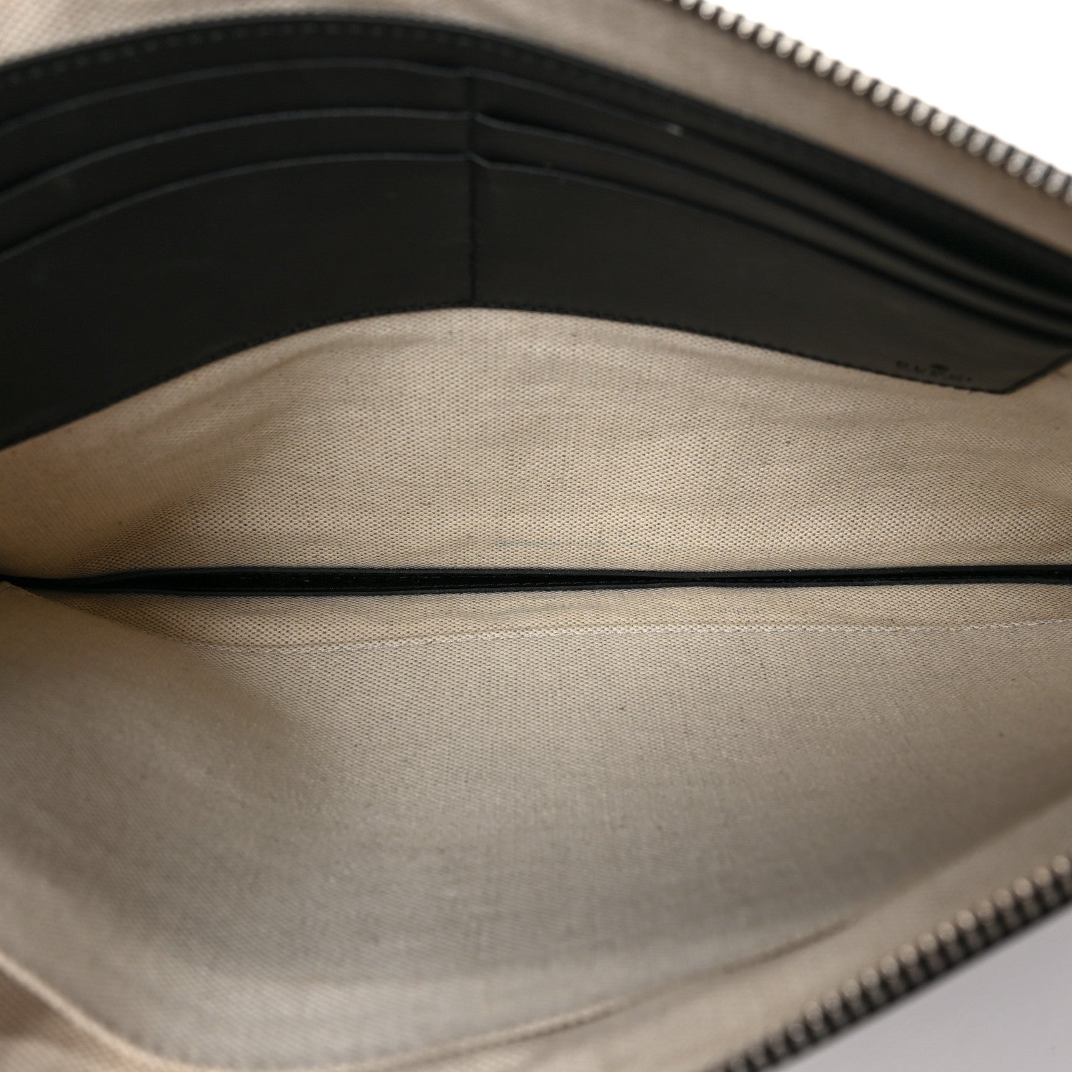 Gucci GG Supreme Monogram Wolf Zip Wristlet Pouch Beige 5 of 7