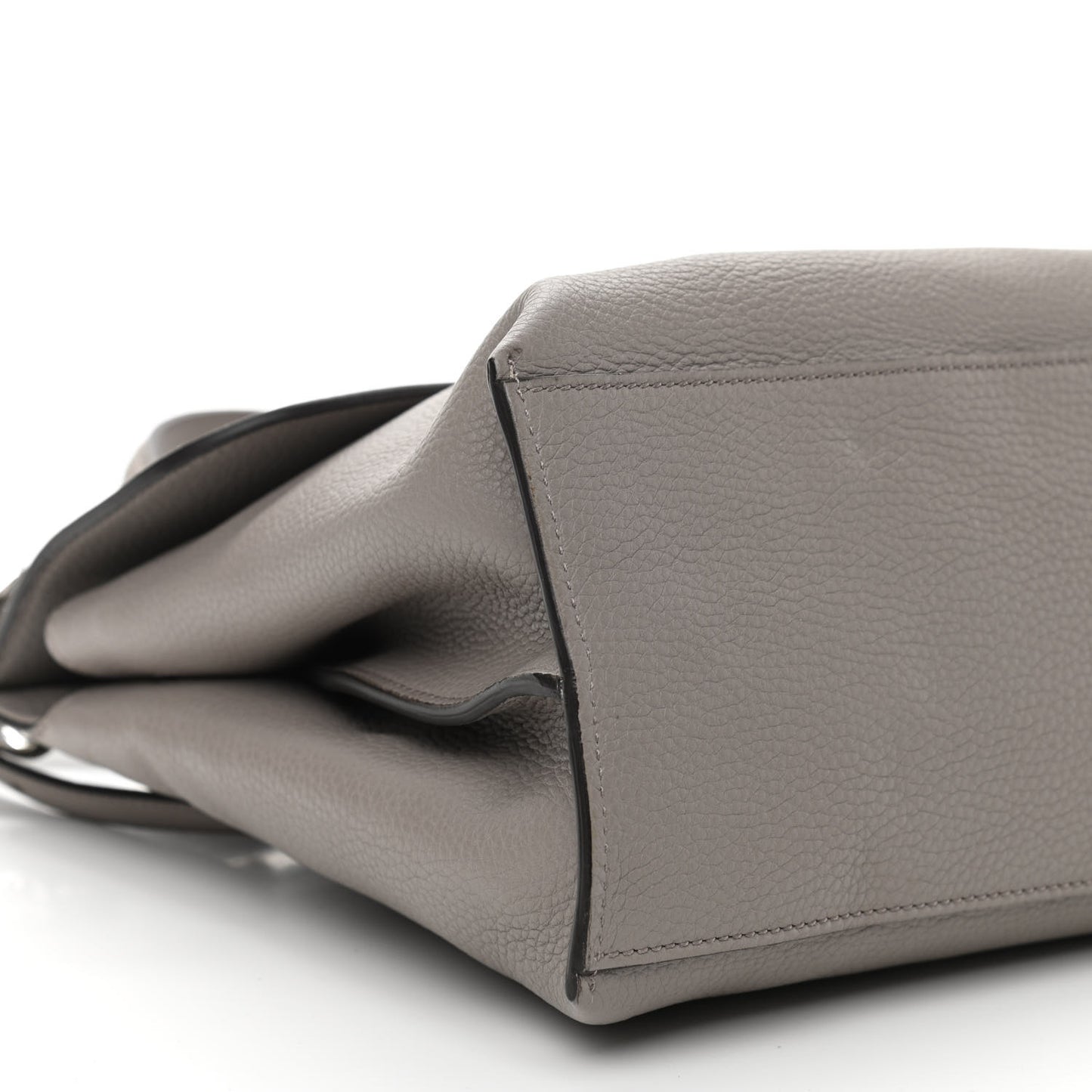 Cellarius Calfskin Medium Bamboo Daily Top Handle Bag Storm Grey