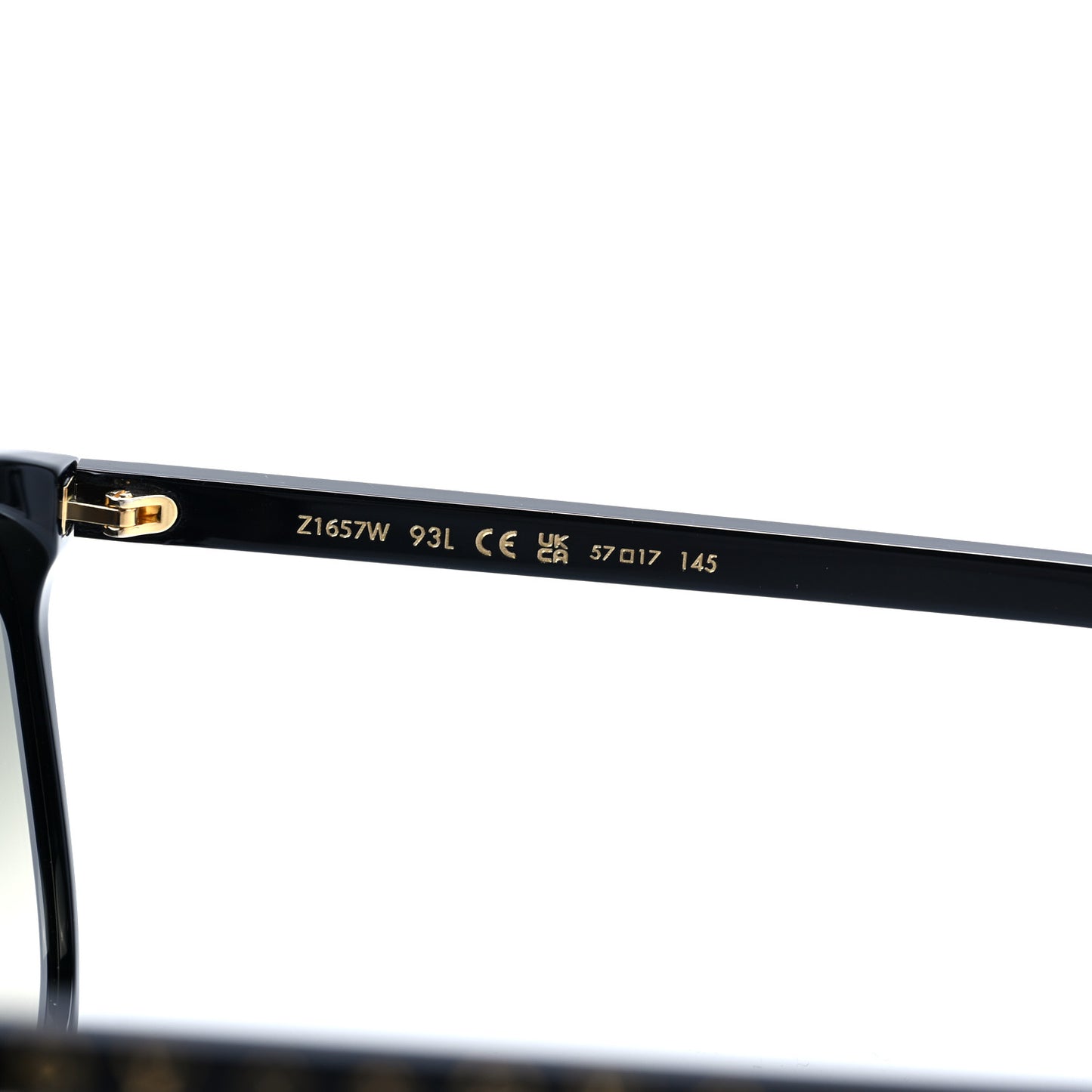 Acetate My Monogram Light Cat Eye Sunglasses Z1657W Black