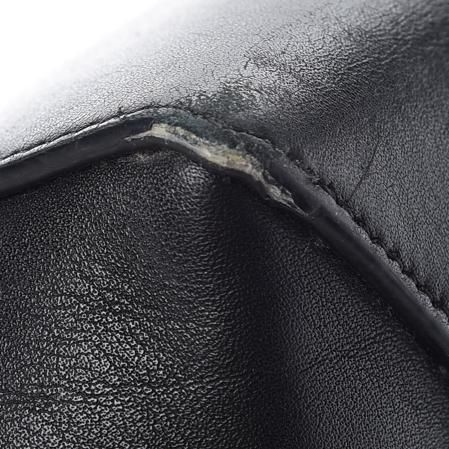 Smooth Calfskin Small Bi-Color Belt Bag Black Cream