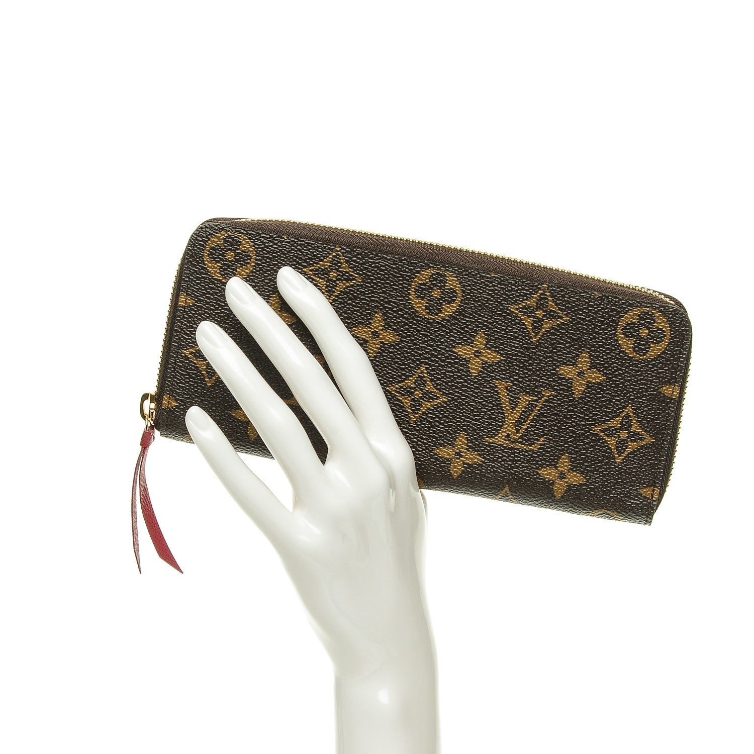 Louis Vuitton Monogram Clemence Wallet Fuchsia 2 of 7