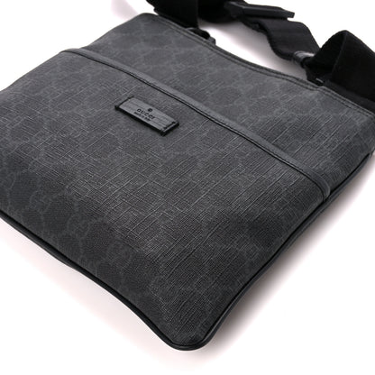 Gucci GG Plus Flat Messenger Bag Black Grey 11 of 11