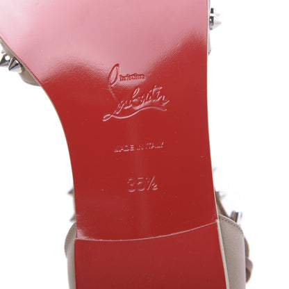 Christian Louboutin Calfskin LoubiLou Flat Sandals 35.5 Fennec 7 of 7