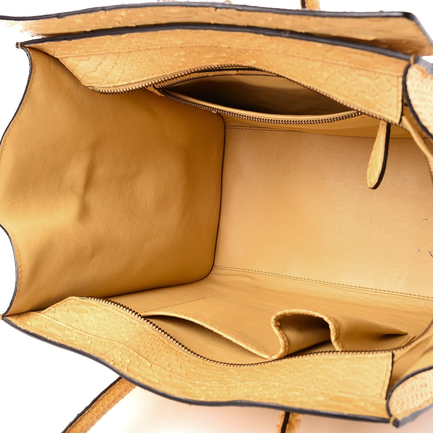 Python Mini Luggage Beige