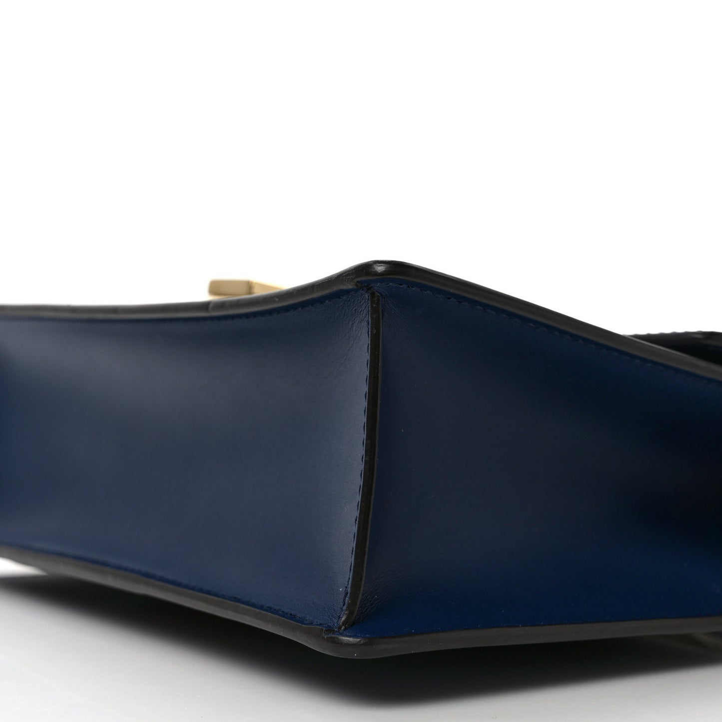 Calfskin Small Sylvie Shoulder Bag Blue Agata