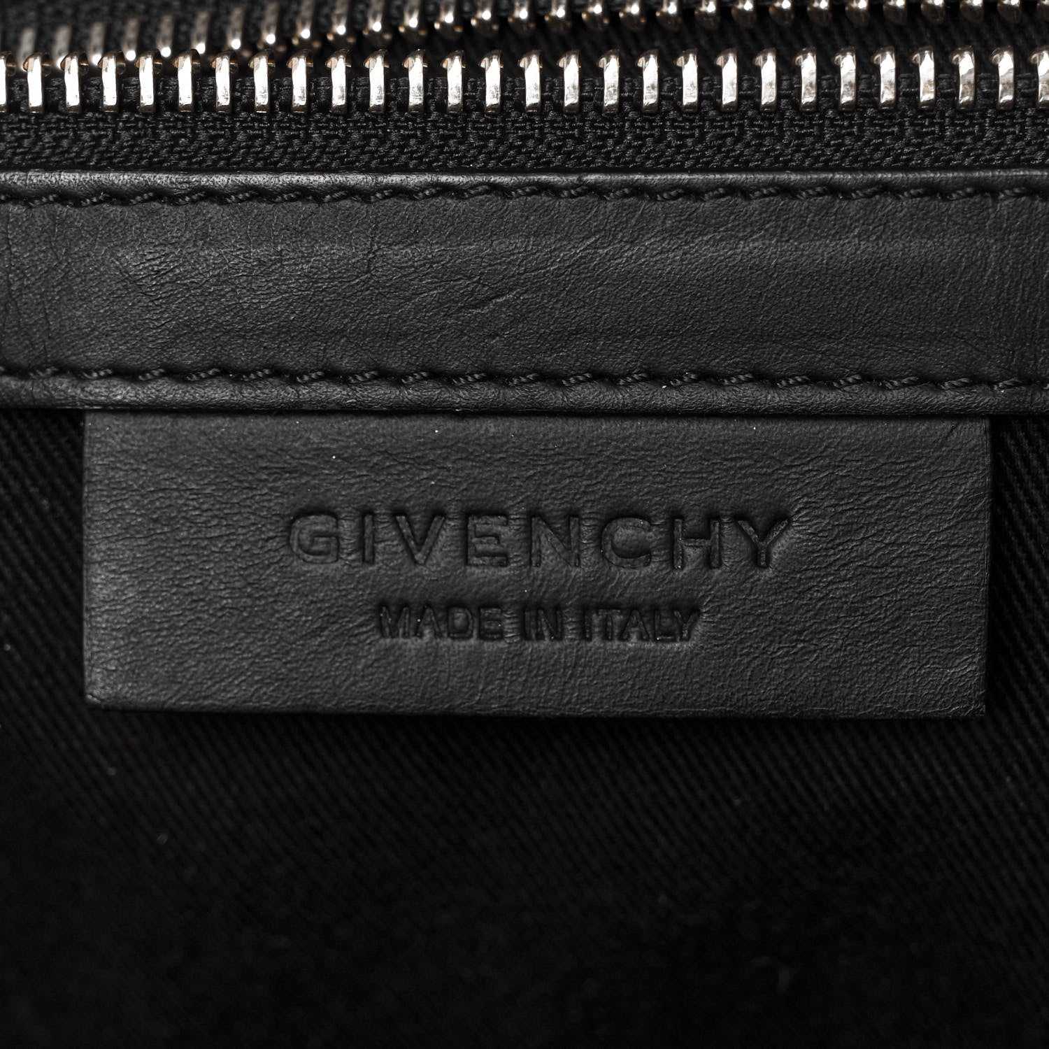 Givenchy Calfskin Obsedia Chain Clutch Black Red 5 of 10