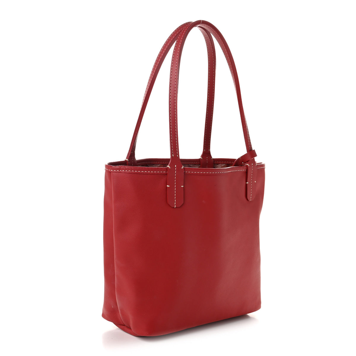 Goyardine Reversible Mini Anjou Red