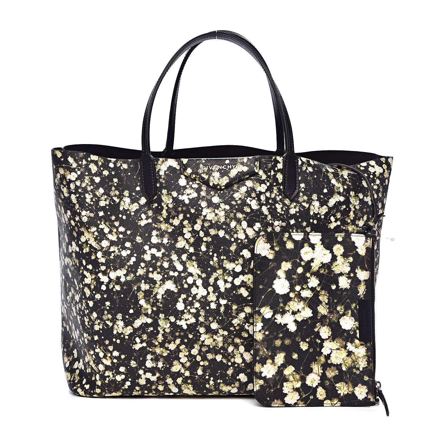 Givenchy Textured Coated Canvas Baby's Breath Print Large Antigona Tote 1 of 13