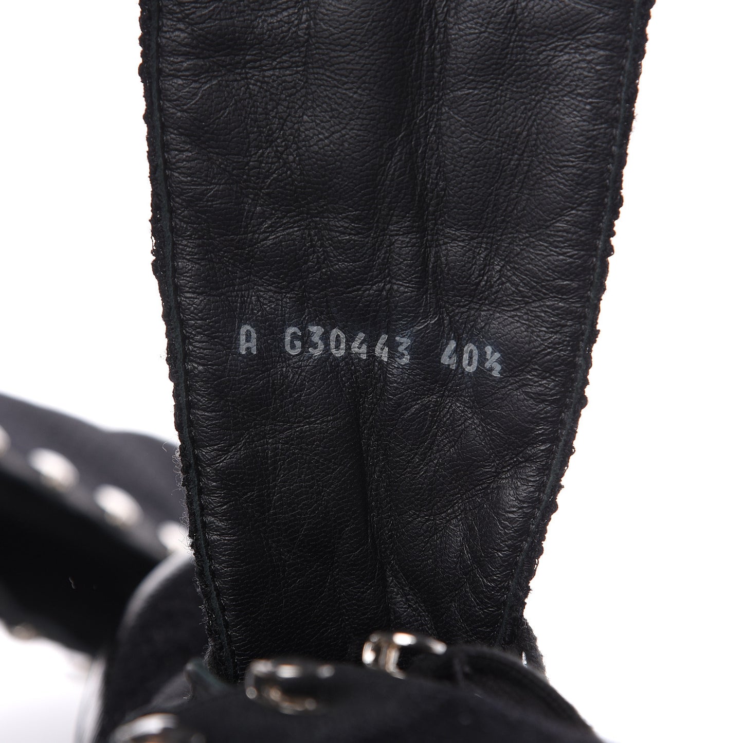 Tweed Patent Calfskin Sneaker High Boots 40.5 Black