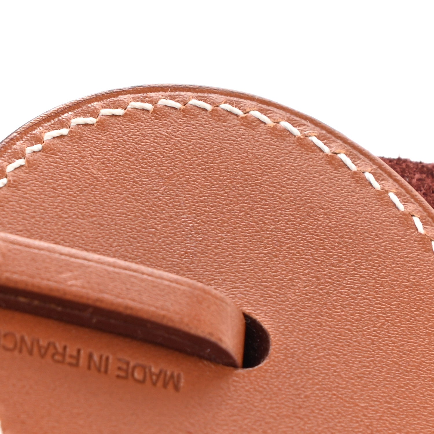 Hermes Vache Hunter Milo Lambskin Paddock Flot Bag Charm Rose Shocking Rouge H Rose Jaipur 5 of 6