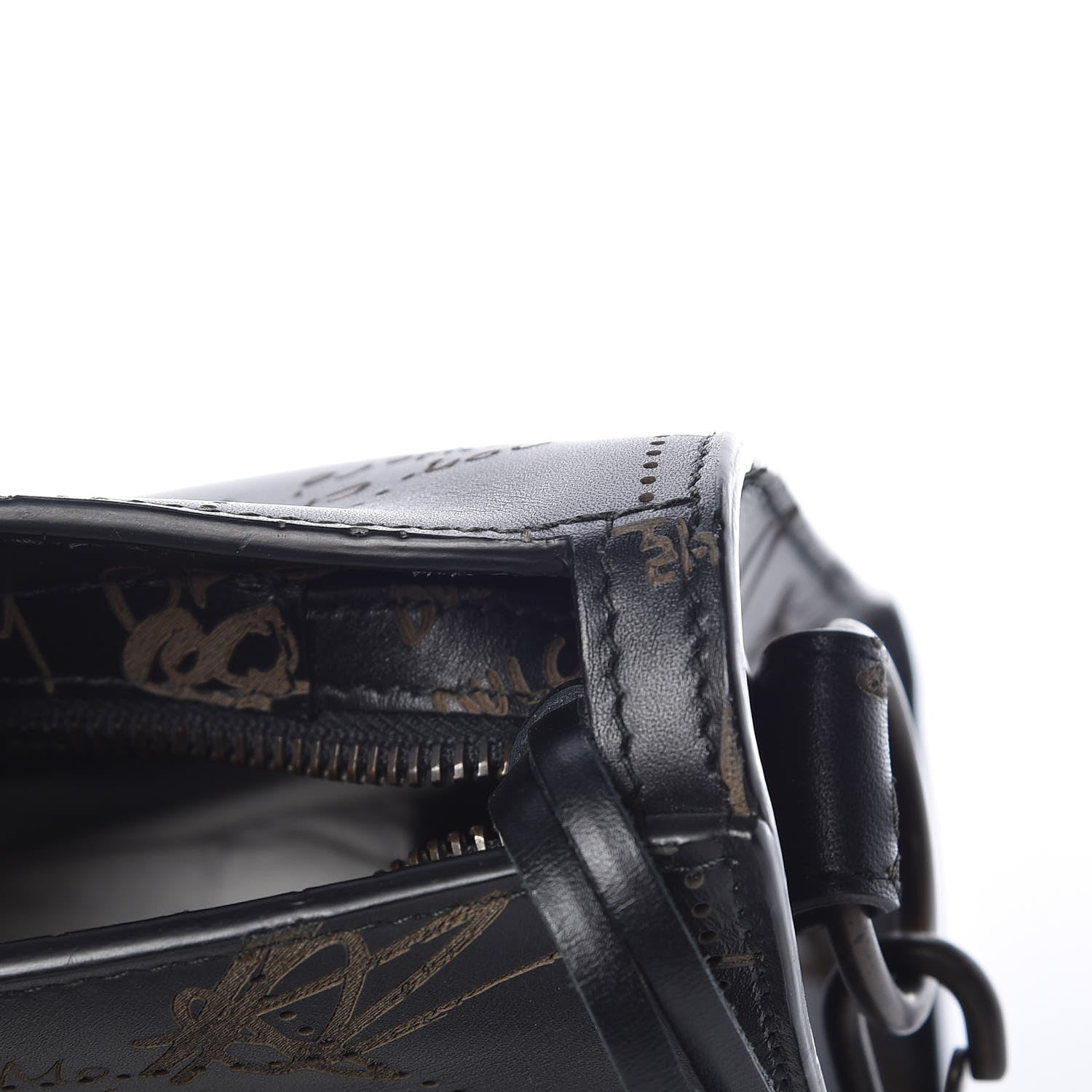 Balenciaga Calfskin Love Perforated Blackout Hardware S City Black 5 of 10