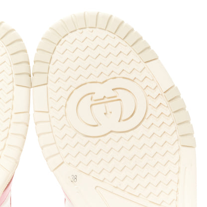 Gucci Calfskin Womens Re-Web Sneakers 38 White Pink 8 of 11