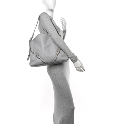 Givenchy Calfskin Medium Voyou Bag Light Grey 2 of 10