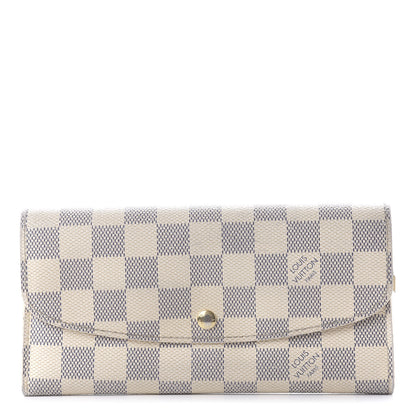 Louis Vuitton Damier Azur Emilie Wallet 1 of 10