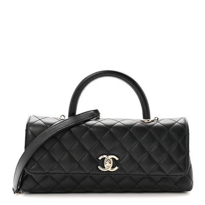 Chanel Caviar Quilted Maxi East West Coco Handle Flap Black 1 of 10