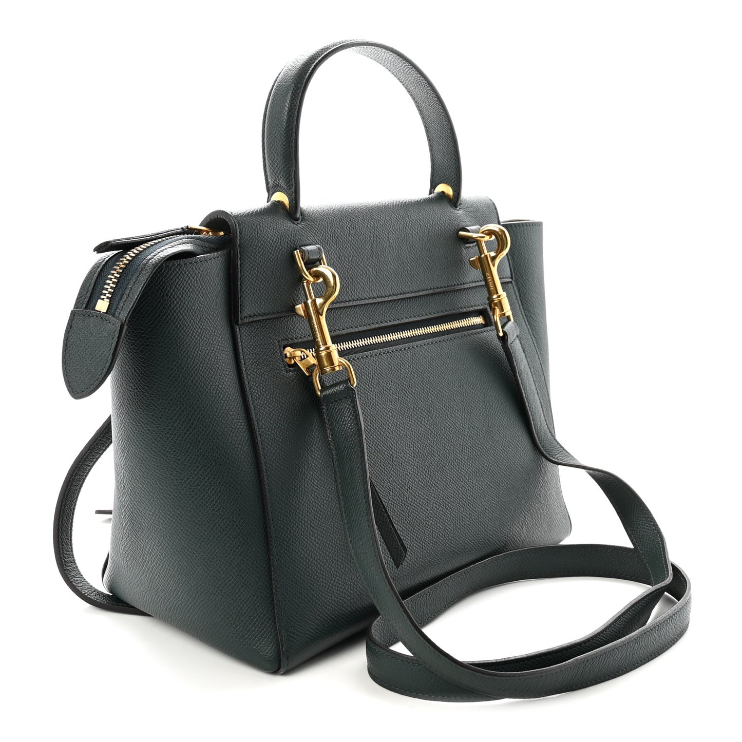 Grained Calfskin Micro Belt Bag Amazone