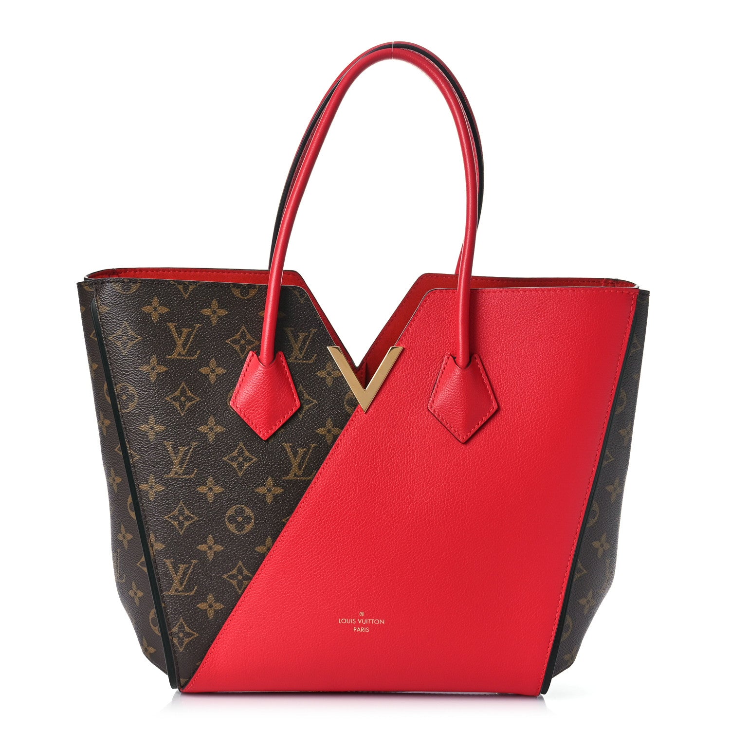 Louis Vuitton Calfskin Monogram Kimono Tote Cherry 1 of 9