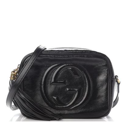 Gucci Soft Patent Small Soho Disco Bag Black 1 of 11