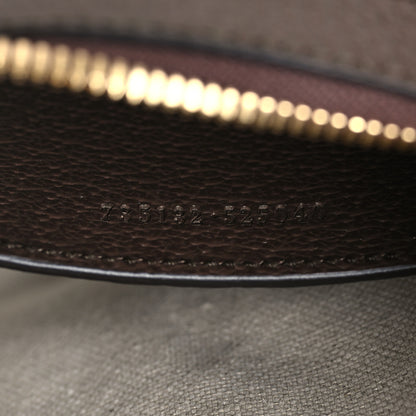 Gucci GG Supreme Monogram Textured Dollar Calfskin Web Small Ophidia GG Handbag Beige Ebony New Acero 7 of 10