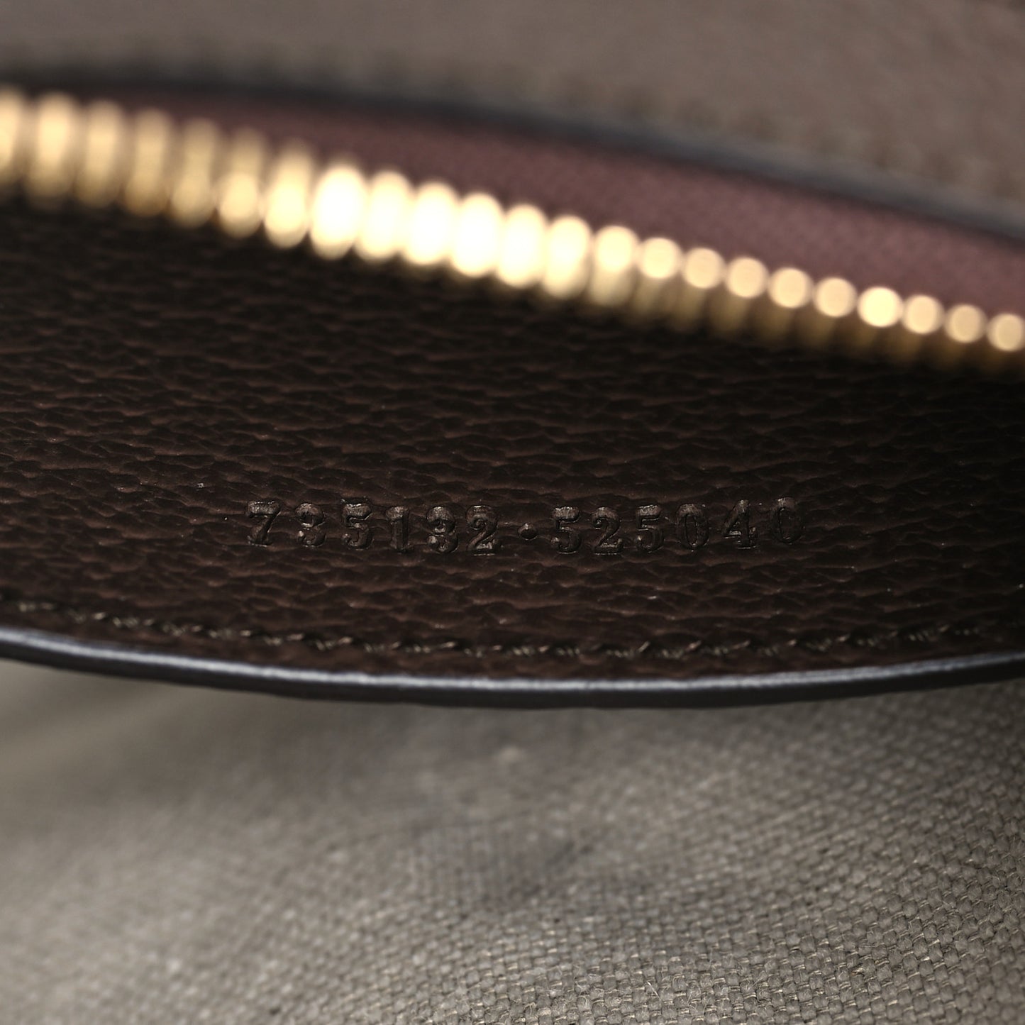 GG Supreme Monogram Textured Dollar Calfskin Web Small Ophidia GG Handbag Beige Ebony New Acero