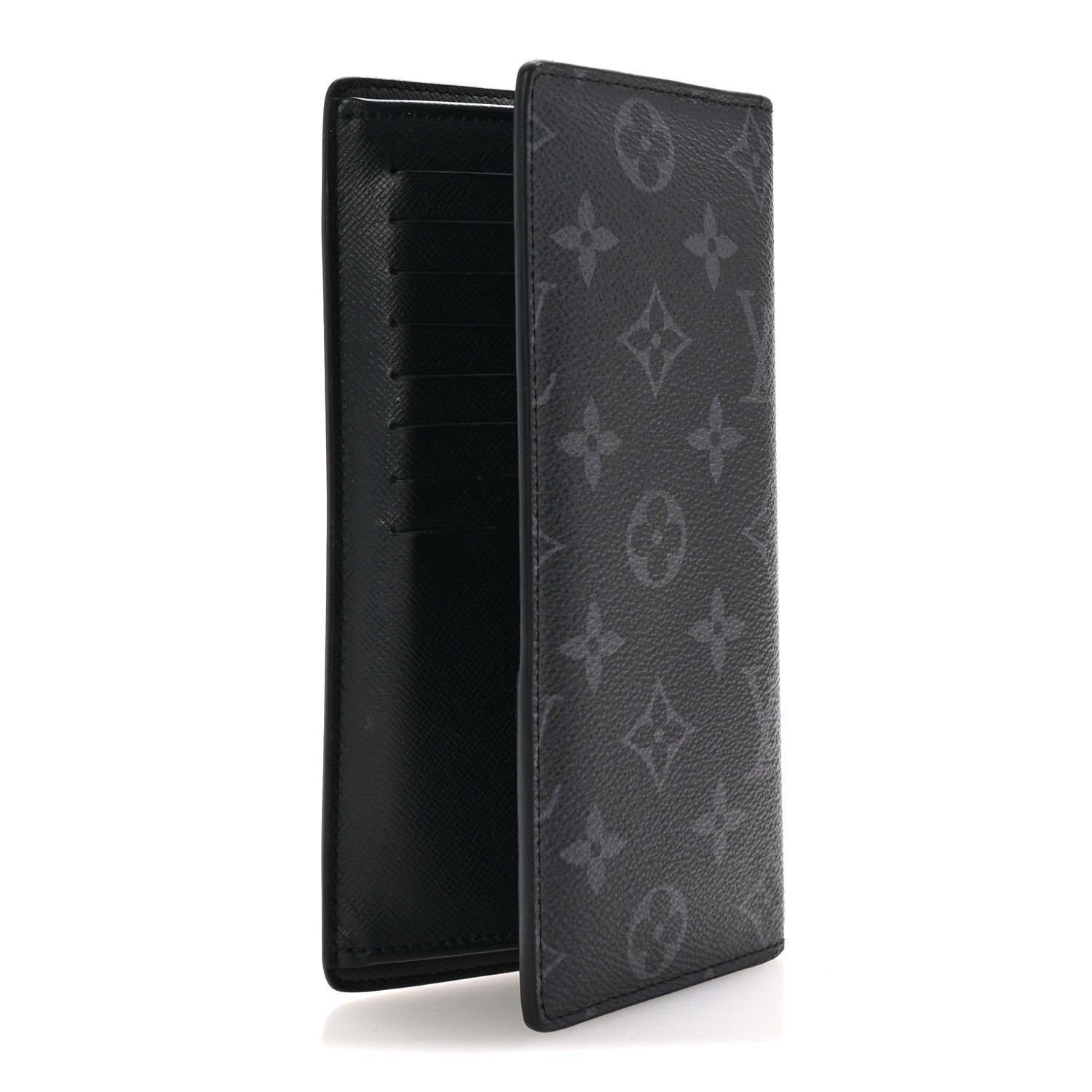 Louis Vuitton Monogram Eclipse Brazza Wallet 3 of 7