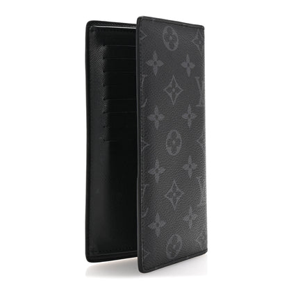 Louis Vuitton Monogram Eclipse Brazza Wallet 3 of 7