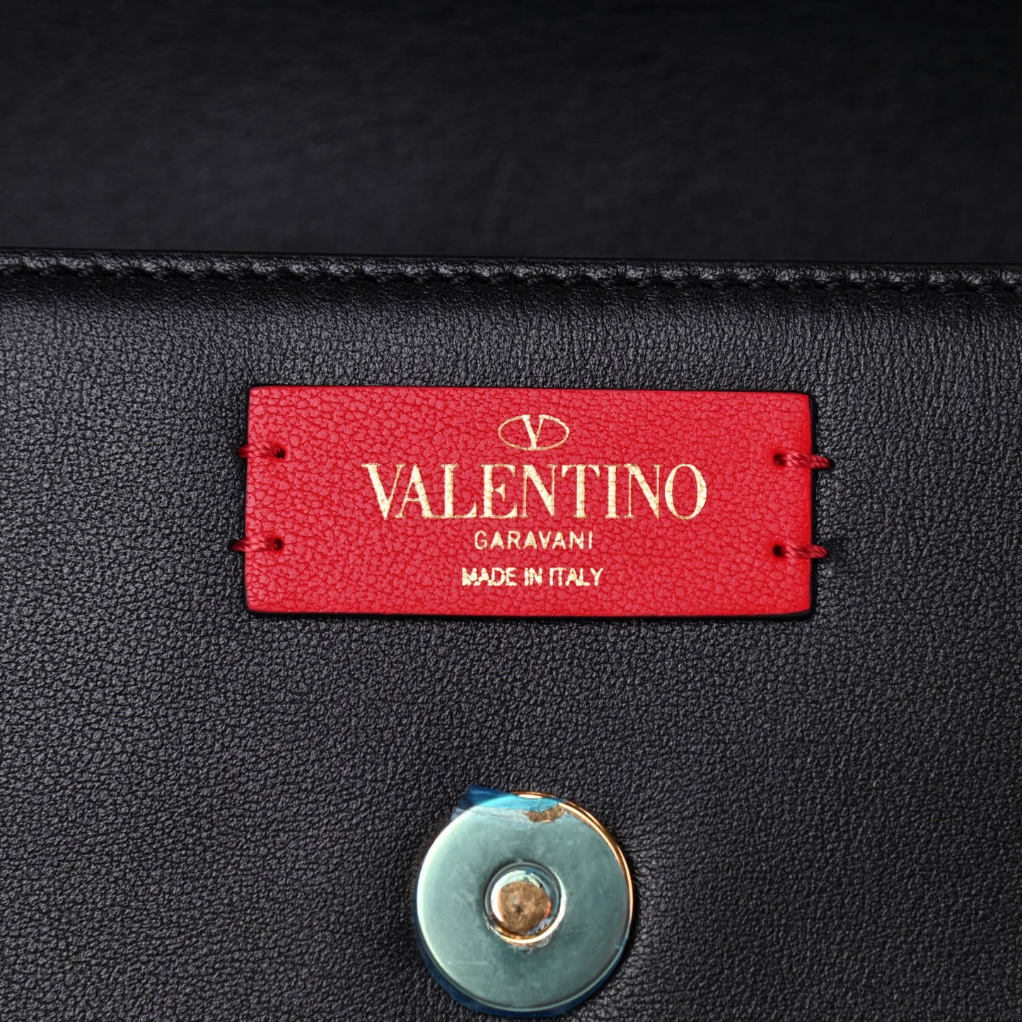 Smooth Calfskin Supervee Shoulder Bag Black