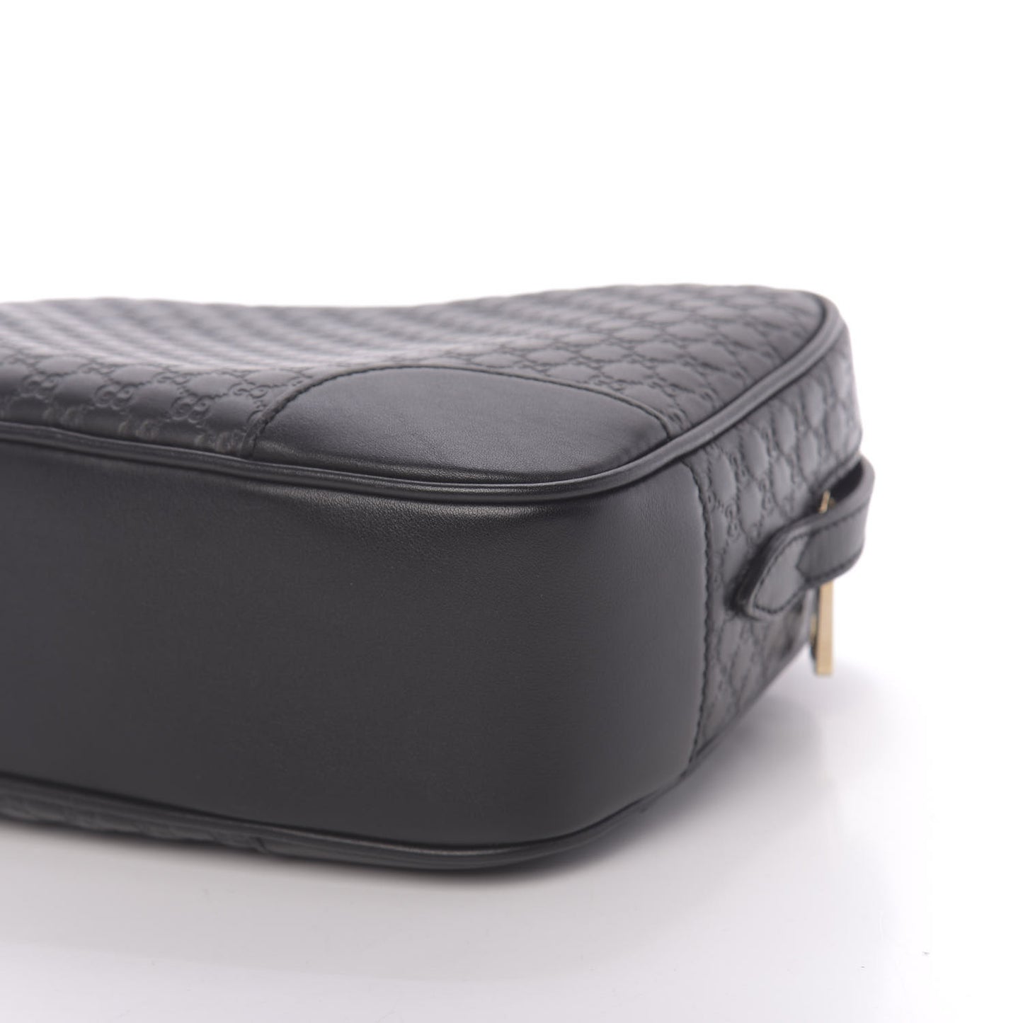 Microguccissima Mini Bree Messenger Bag Black