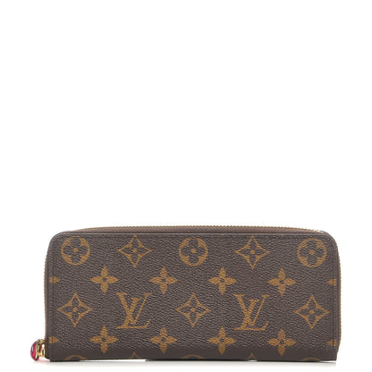 Louis Vuitton Monogram Clemence Wallet Hot Pink 1 of 8