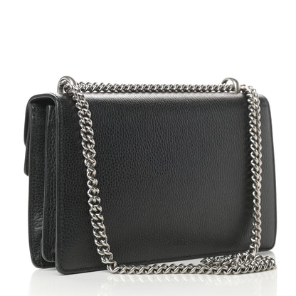 Gucci Pebbled Calfskin Small Dionysus Shoulder Bag Black 3 of 11