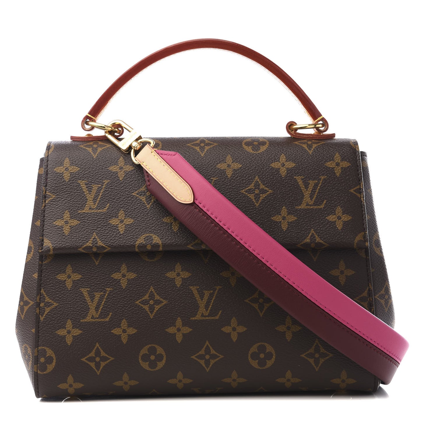 Monogram Cluny BB Bordeaux Fuchsia
