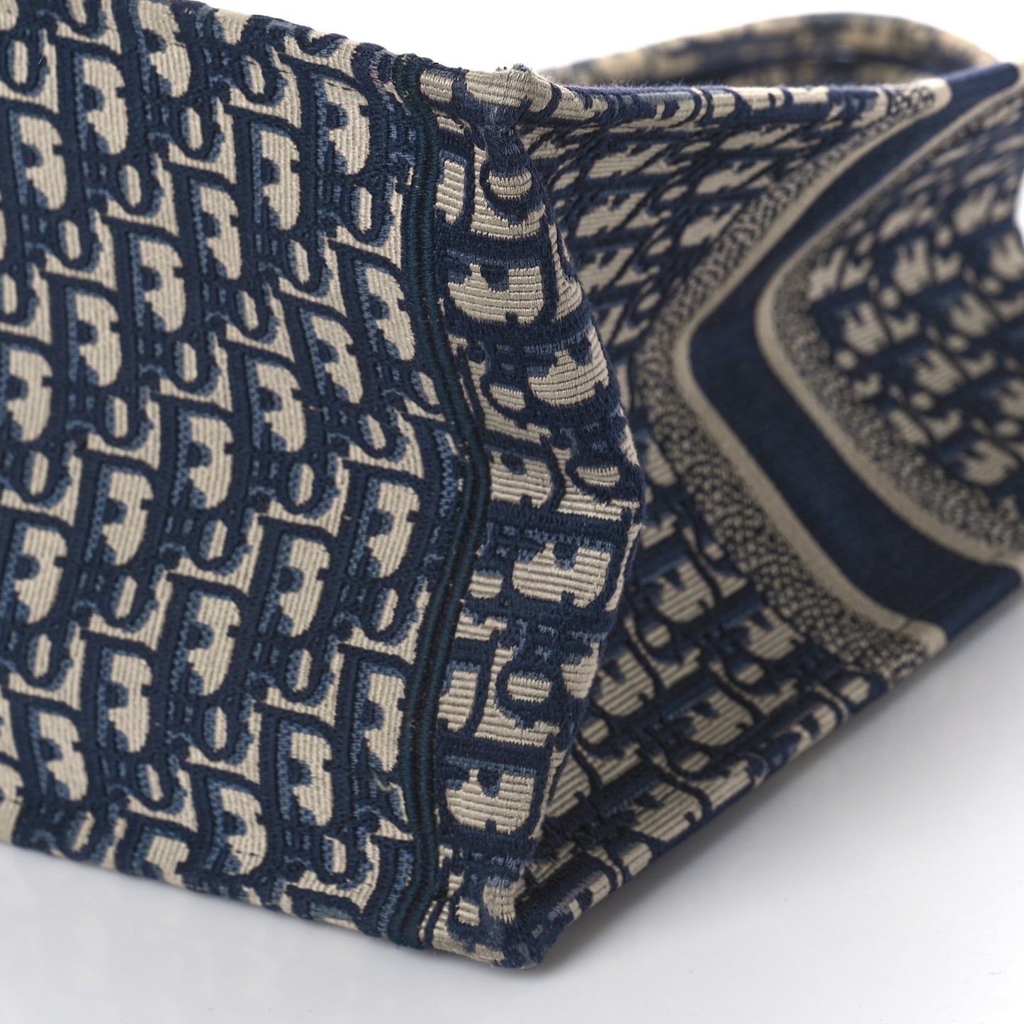 Oblique Large Book Tote Blue Multicolor