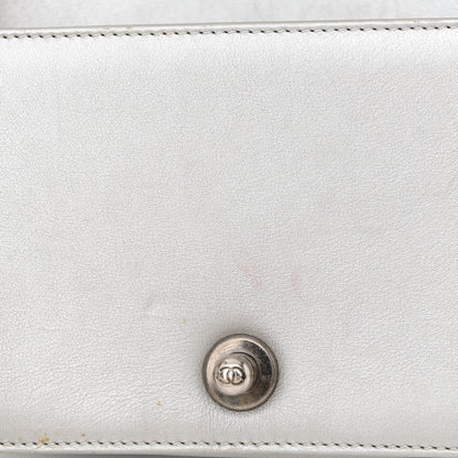 Chanel Metallic Lambskin Quilted Small Boy Flap Silver 13 of 13