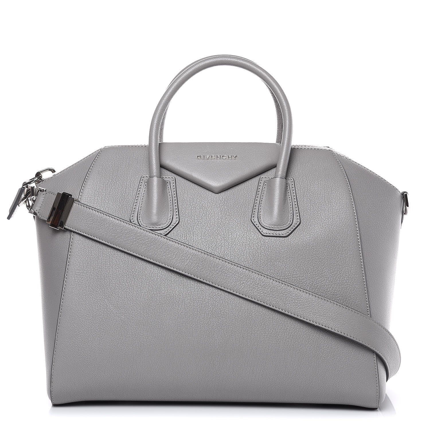 Givenchy Sugar Goatskin Medium Antigona Pearl Grey 1 of 12