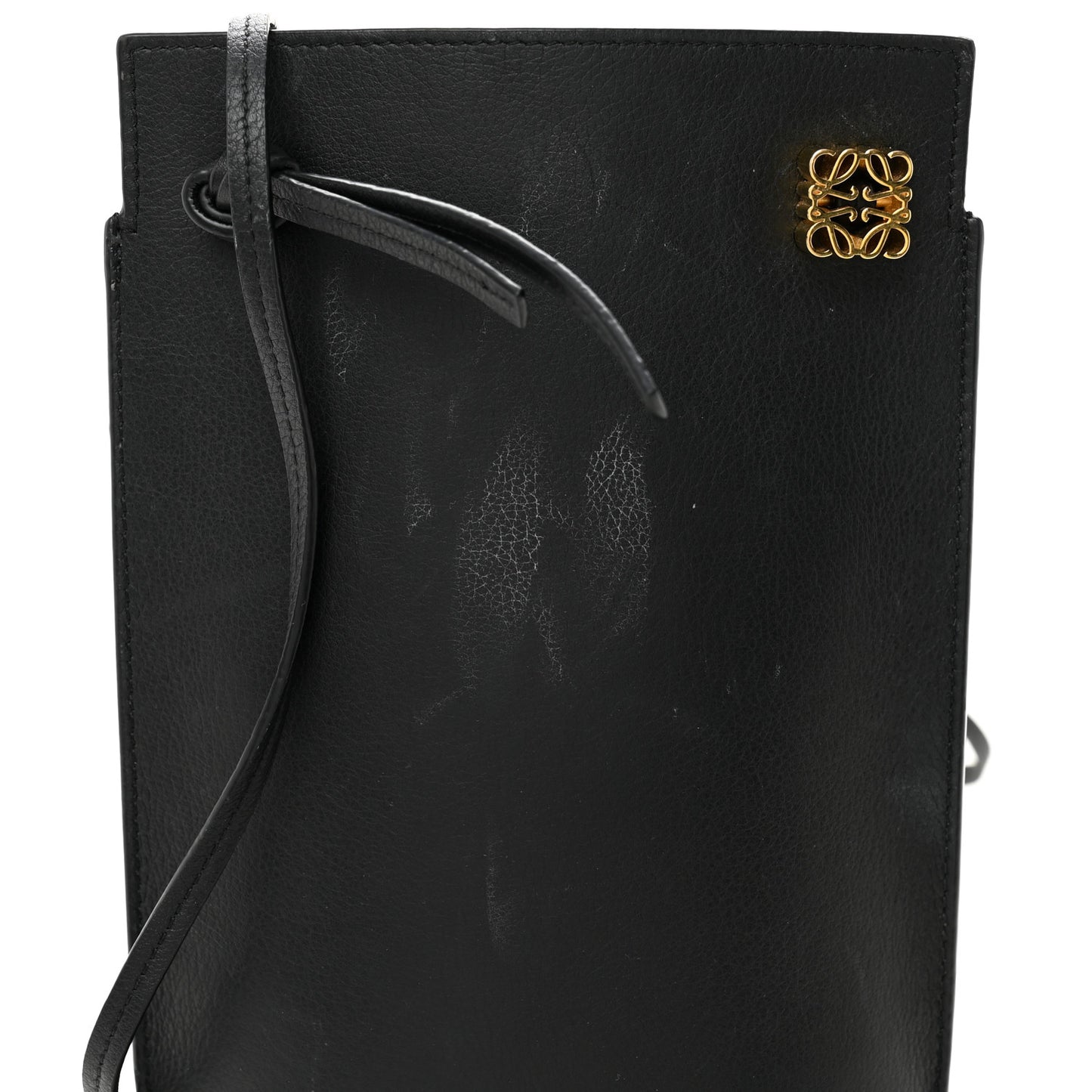 Smooth Calfskin Dice Pocket Black