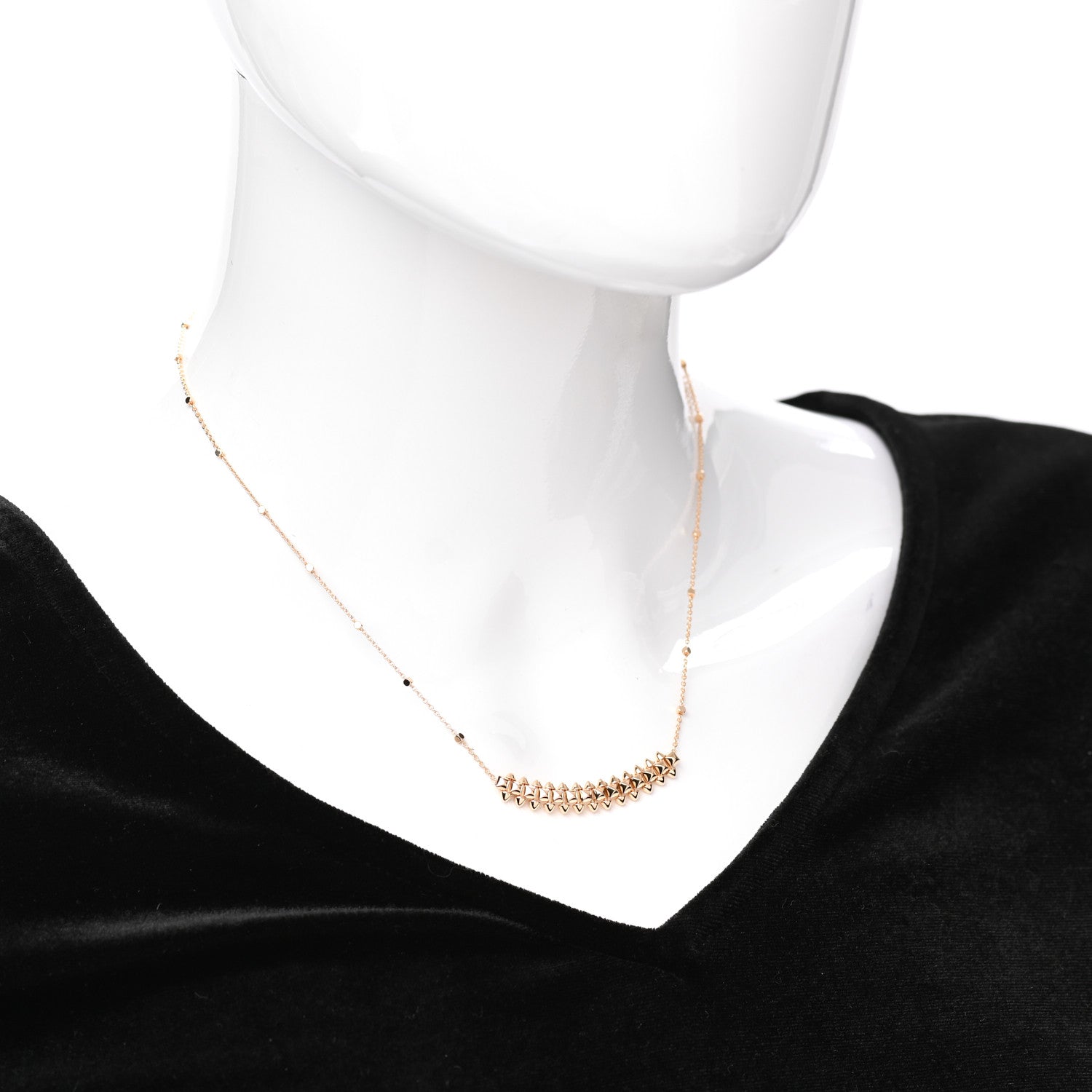 Cartier 18K Pink Gold Small Clash de Cartier Necklace 2 of 6