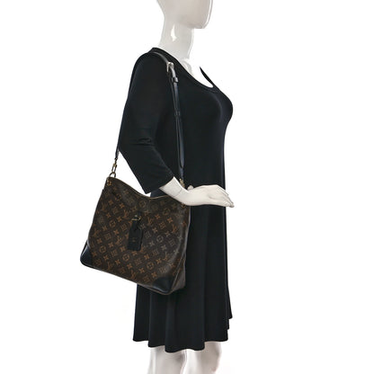 Louis Vuitton Monogram Odeon MM Black 2 of 7