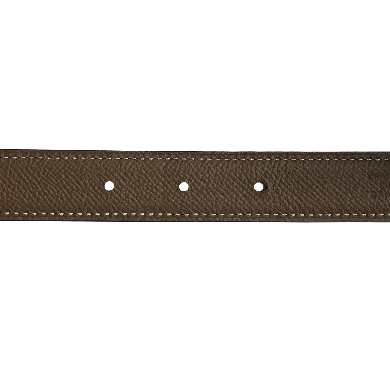 Hermes Swift Epsom 24mm Mini Martelee Constance Belt 70 Etoupe Black 4 of 6