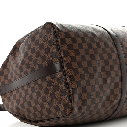 Louis Vuitton Damier Ebene Keepall Bandouliere 55 8 of 9