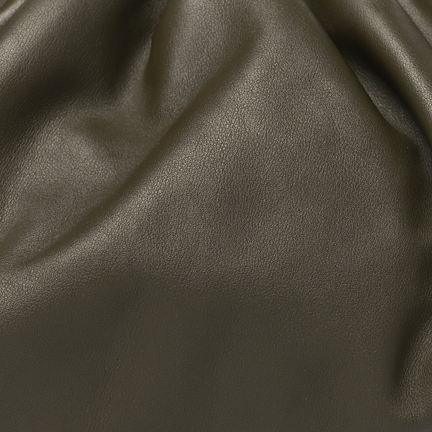 Bottega Veneta Smooth Butter Calf The Pouch Oversized Clutch Kaki Fondent 8 of 10