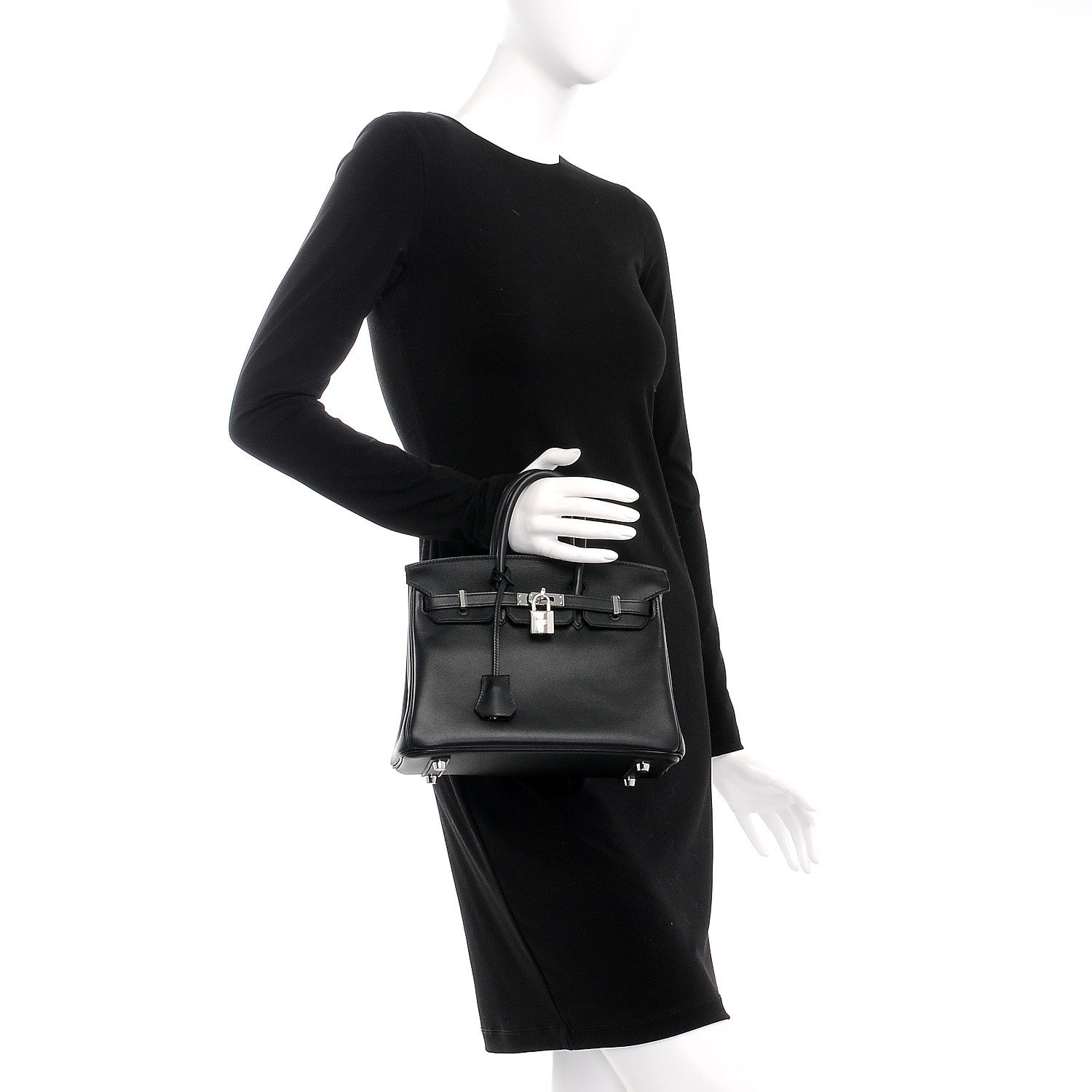 Hermes Swift Birkin 25 Black 2 of 34