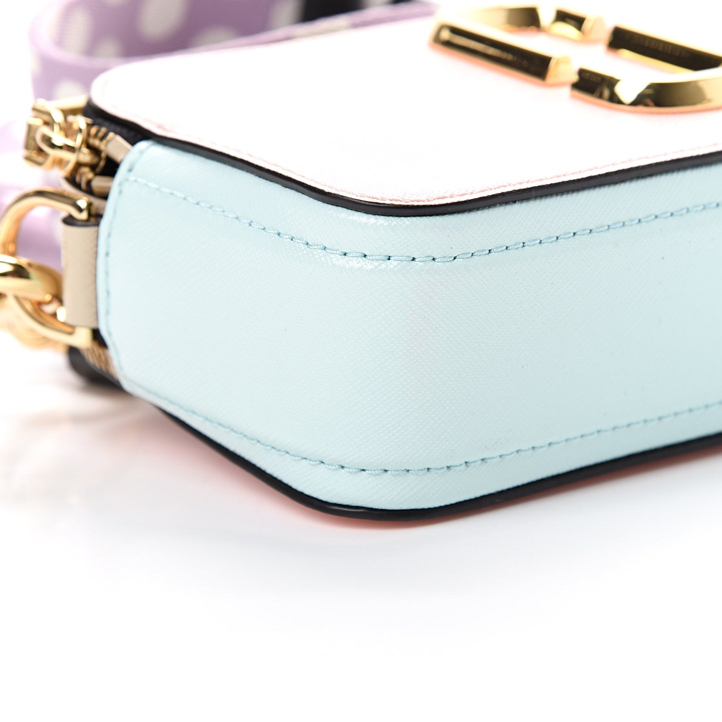 Saffiano Small Snapshot Camera Bag Multicolor